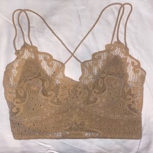 Free People Beige Bralette